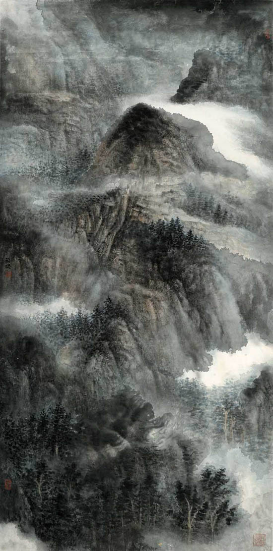 ��ɽ����          136 x67cm       2007��