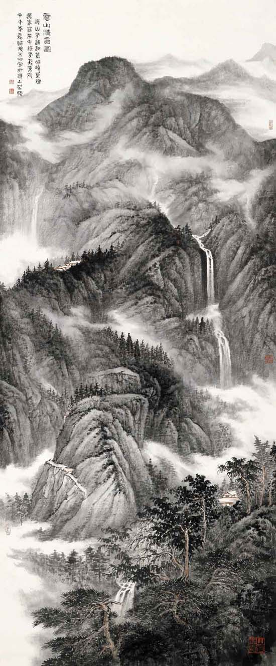 ��ɽ����ͼ     200x80cm       2014��